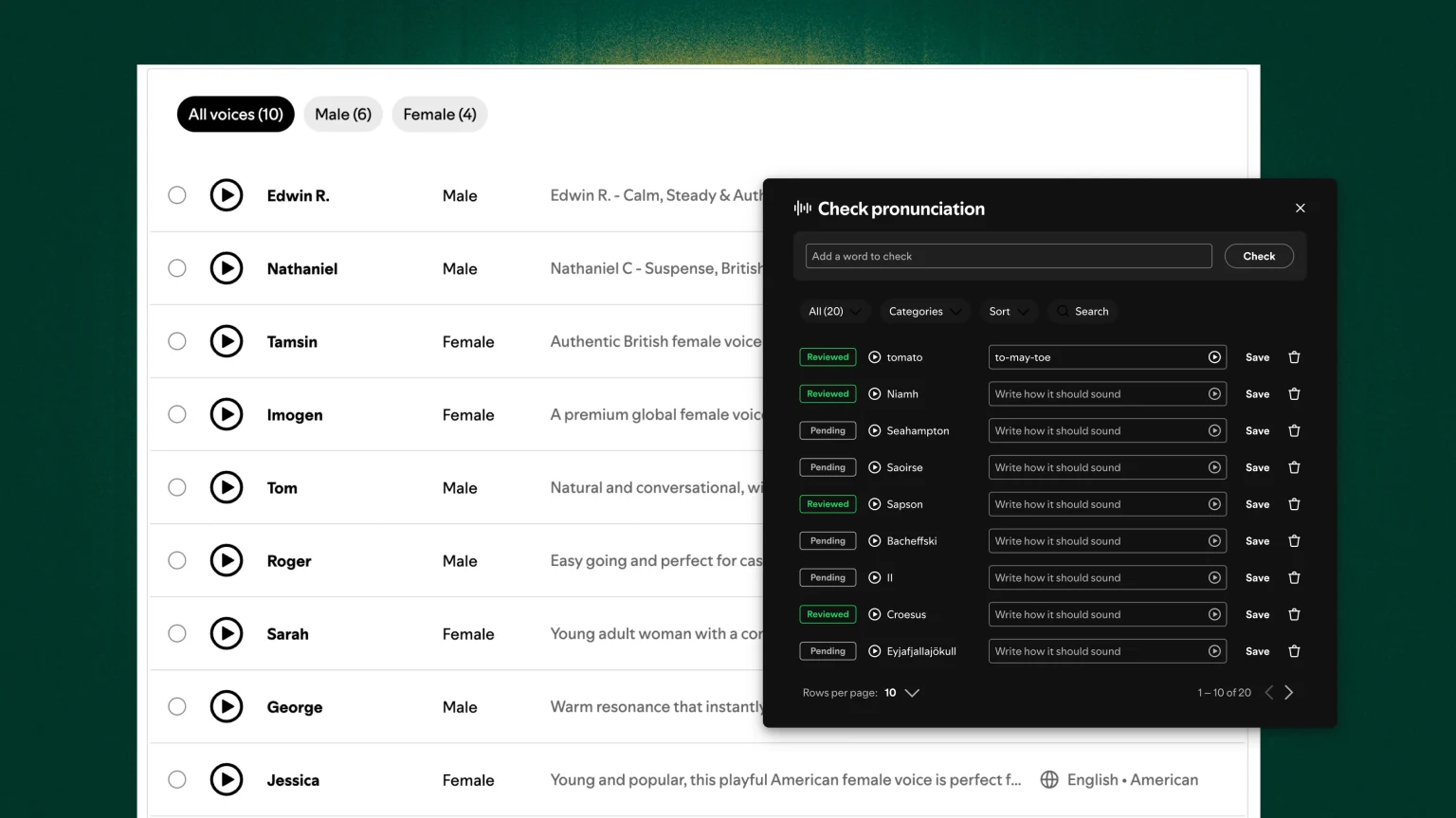 Audiobook Creation Tools interface