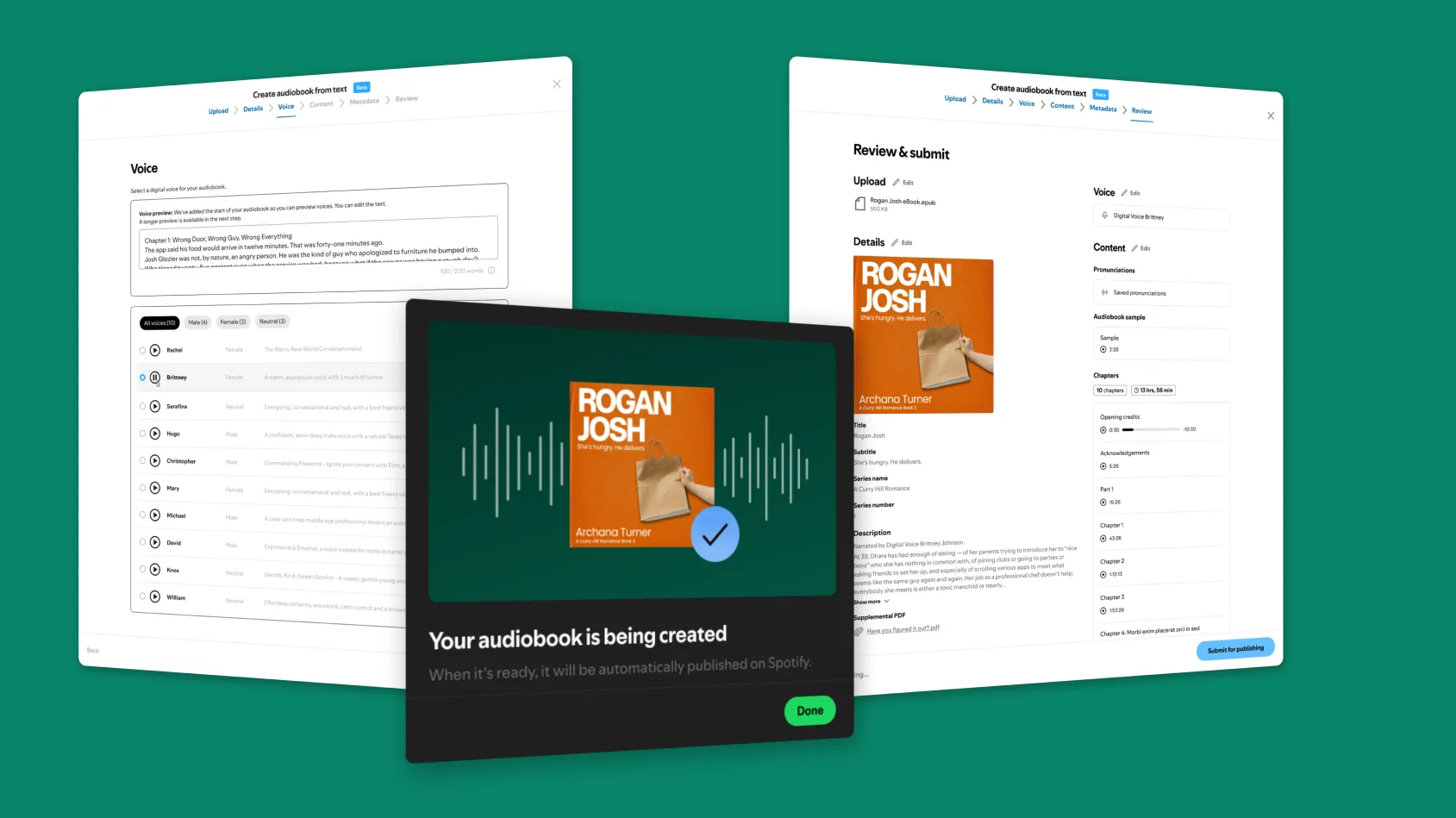 Spotify for Authors language settings showing 10 new languages with international flags